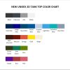 tank top color chart - Betty Boop Merch