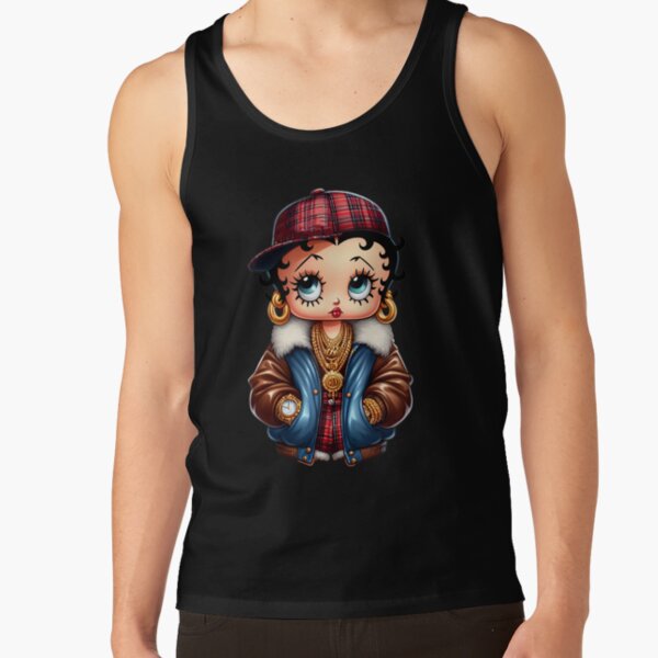 New Betty Boop Stickers Tank Top - Image 2