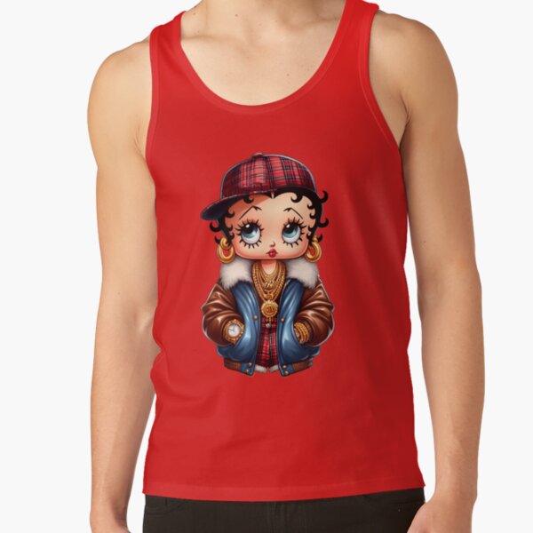 New Betty Boop Stickers Tank Top - Image 5