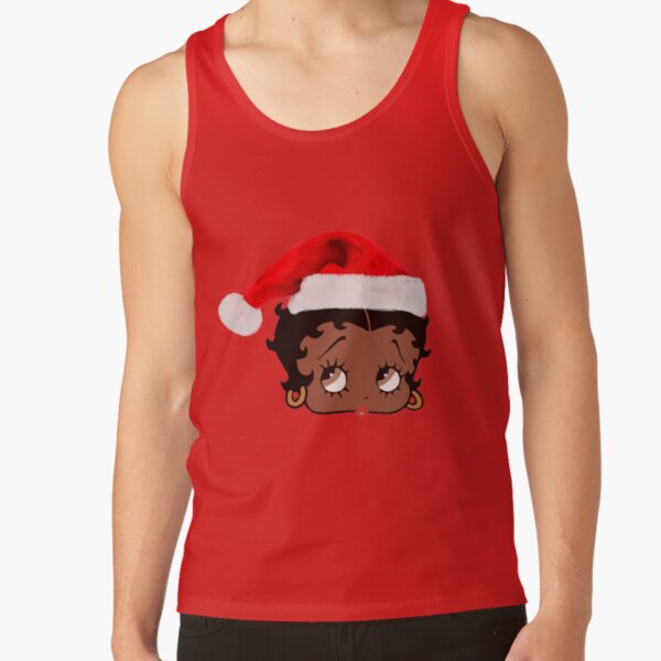 Christmas Black Betty Boop Tank Top - Image 6
