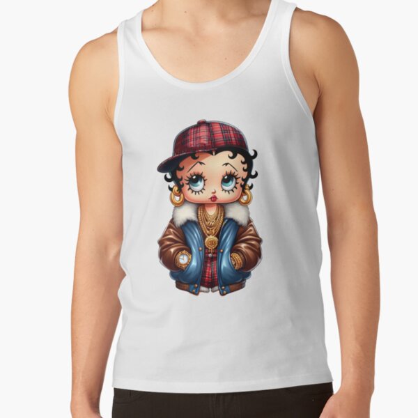 New Betty Boop Stickers Tank Top