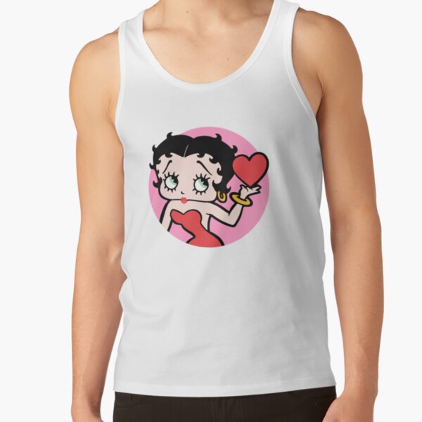 Betty Boop With A Heart Tank Top