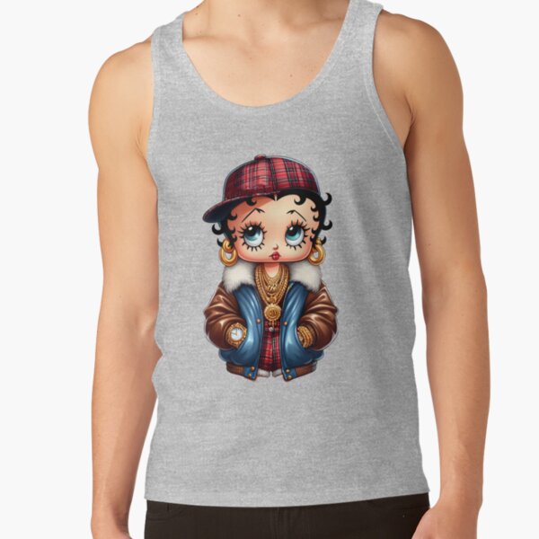 New Betty Boop Stickers Tank Top - Image 6