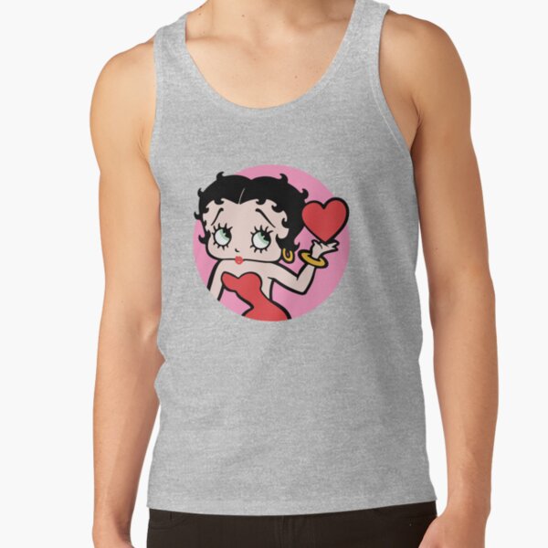 Betty Boop With A Heart Tank Top - Image 2