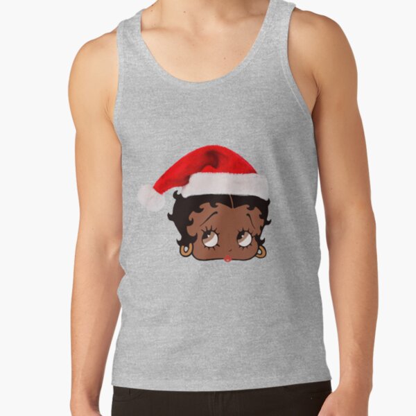 Christmas Black Betty Boop Tank Top - Image 5