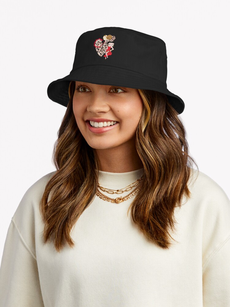 Betty Boop Cheetah Bucket Hat - Image 2