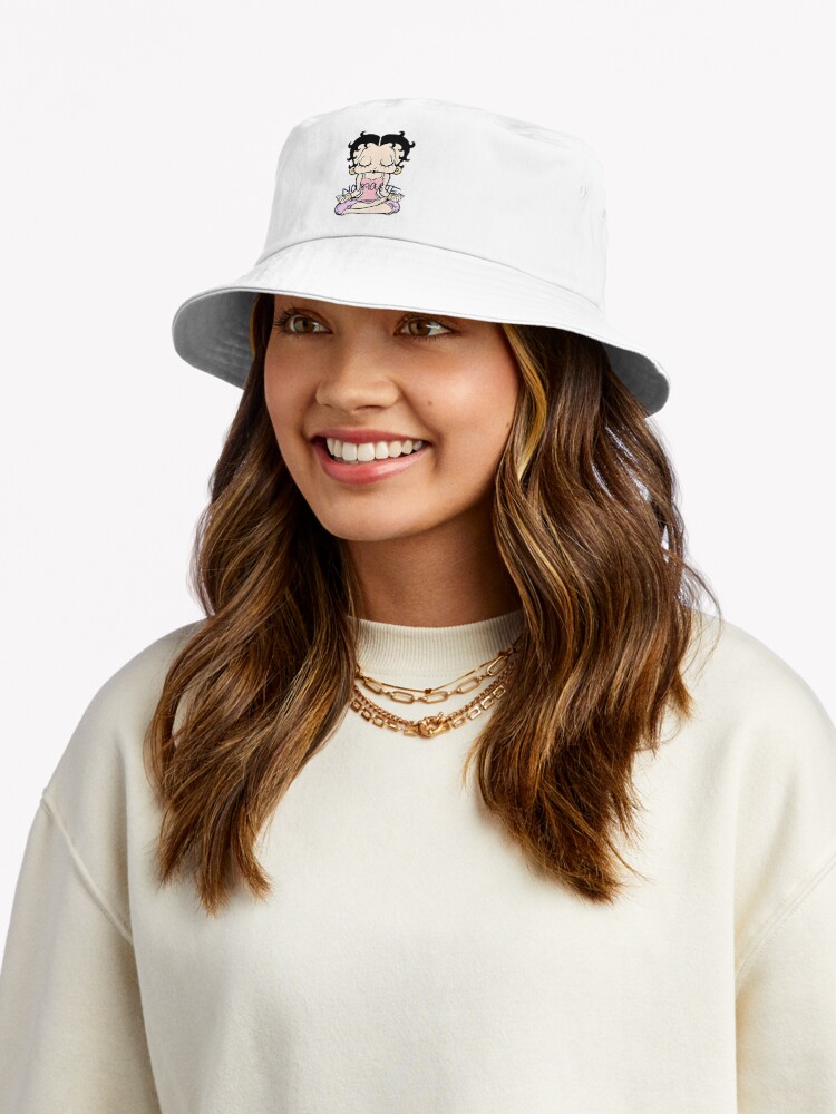 Betty Boop Meditating Namaste Bucket Hat - Image 2