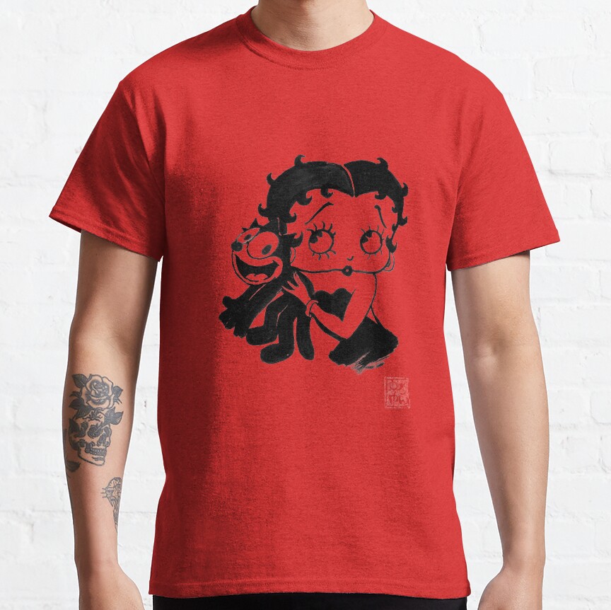 Betty Boop And Felix The Cat T-Shirt - Image 7