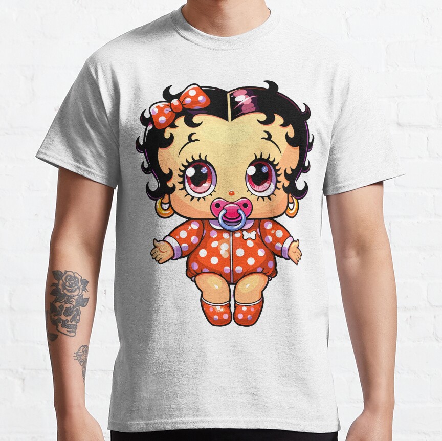 Vibrant Baby Betty Boop Design T-Shirt