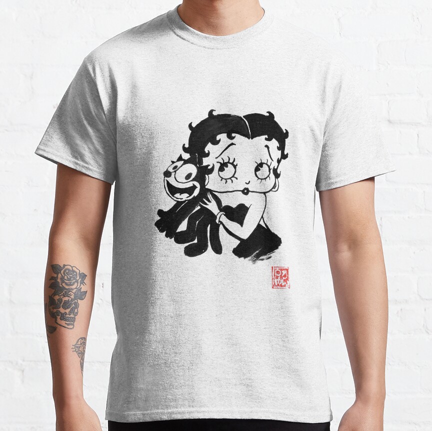 Betty Boop And Felix The Cat T-Shirt