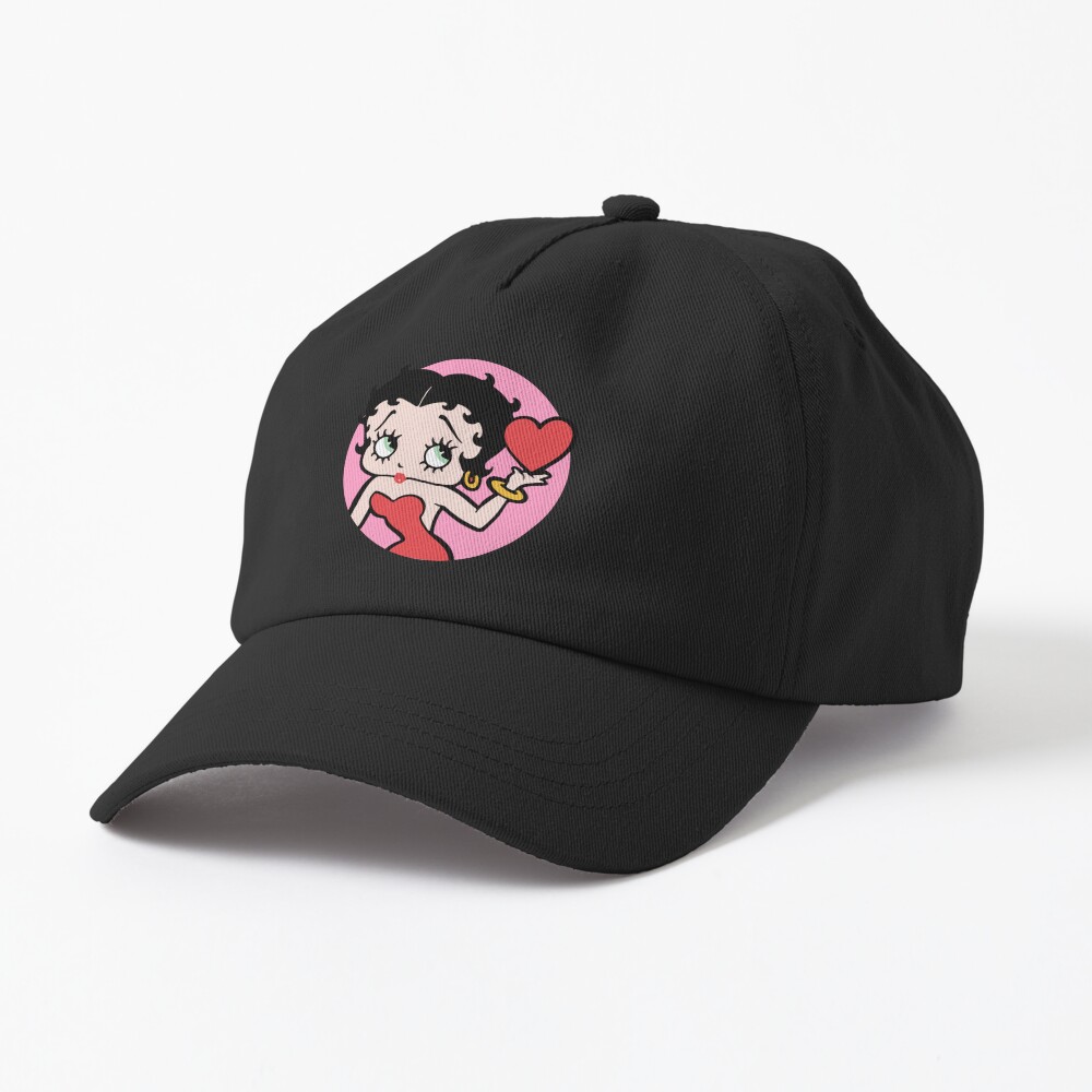 Betty Boop With A Heart Cap