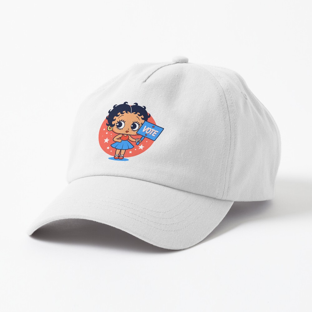Adorable Little Betty Boop Inspired Vote Design Cap