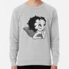 ssrcolightweight sweatshirtmensheather greyfrontsquare productx1000 bgf8f8f8 16 - Betty Boop Merch