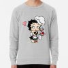 ssrcolightweight sweatshirtmensheather greyfrontsquare productx1000 bgf8f8f8 5 - Betty Boop Merch