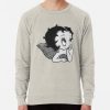 ssrcolightweight sweatshirtmensoatmeal heatherfrontsquare productx1000 bgf8f8f8 16 - Betty Boop Merch