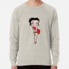 ssrcolightweight sweatshirtmensoatmeal heatherfrontsquare productx1000 bgf8f8f8 20 - Betty Boop Merch