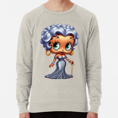 ssrcolightweight sweatshirtmensoatmeal heatherfrontsquare productx1000 bgf8f8f8 21 - Betty Boop Merch