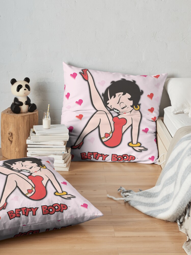 Betty Boop4 Throw Pillow - Image 2