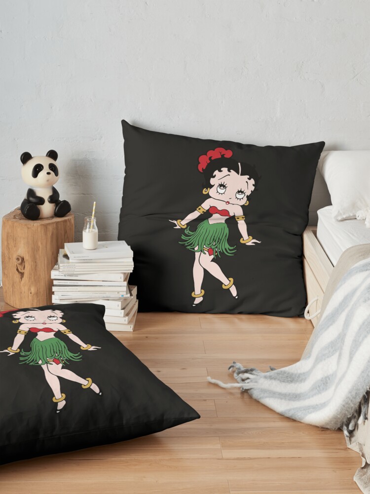 Love Boop Art Throw Pillow - Image 2