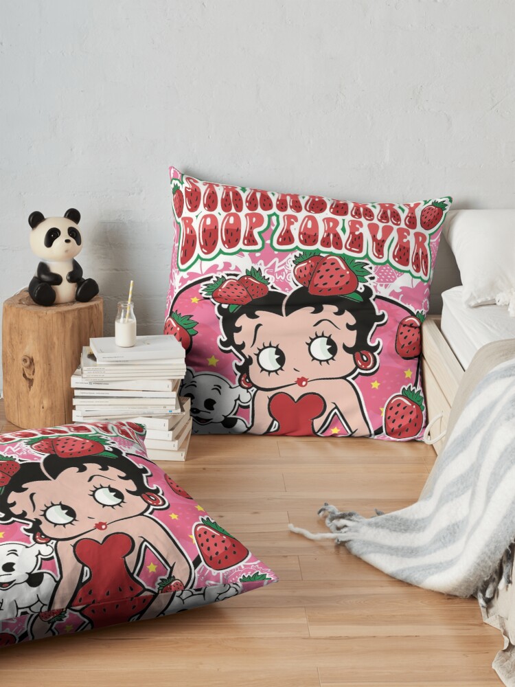 Strawberry Betty Boop Throw Pillow - Image 2