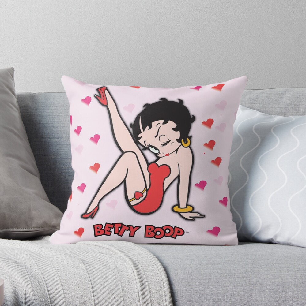 Betty Boop4 Throw Pillow